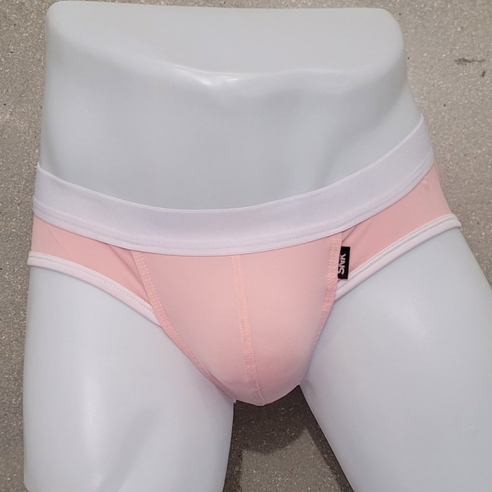 SNK PINK & WHITE BRIEF
